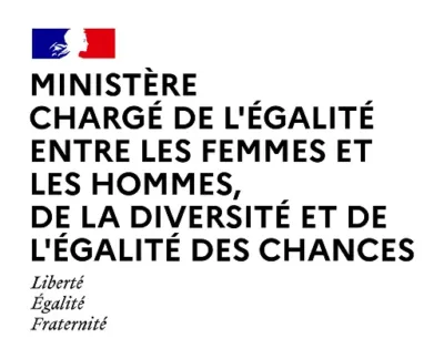 Ministere Charge De Legalite Entre Les Femmes Et Les Hommes De La Diversite Et De Legalite Des Chances Logo